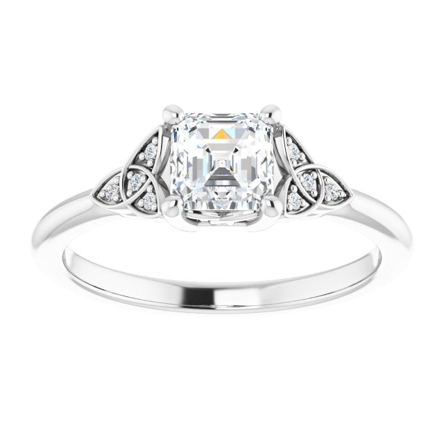 asscher-18K White gold
