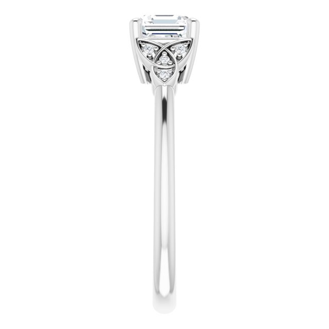 asscher-10K White gold
