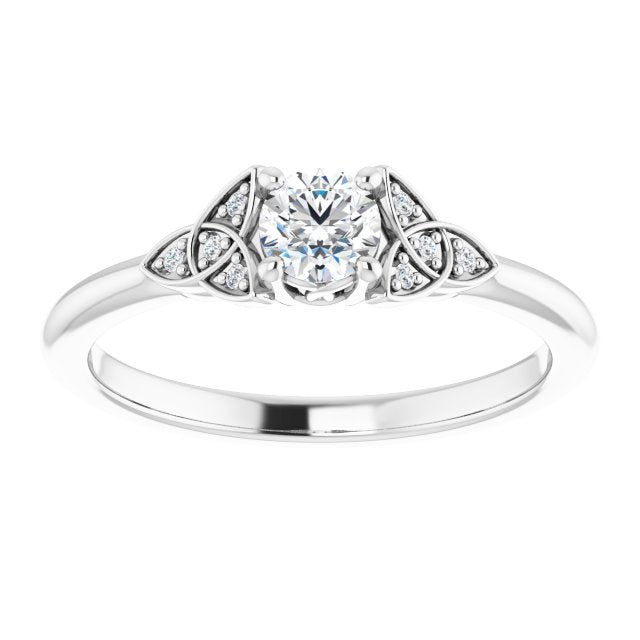 round-18K White gold