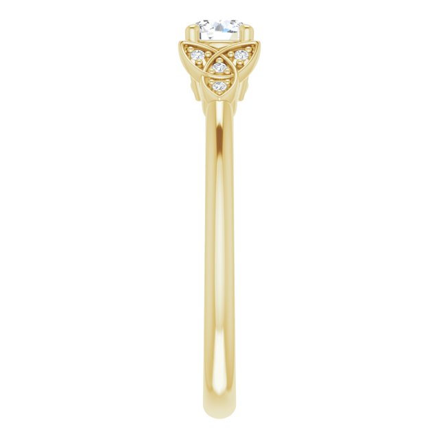 round-10K Yellow gold