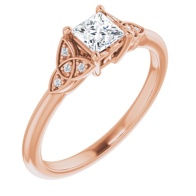 square-14K Rose gold