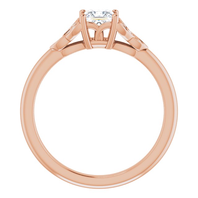square-18K Rose gold