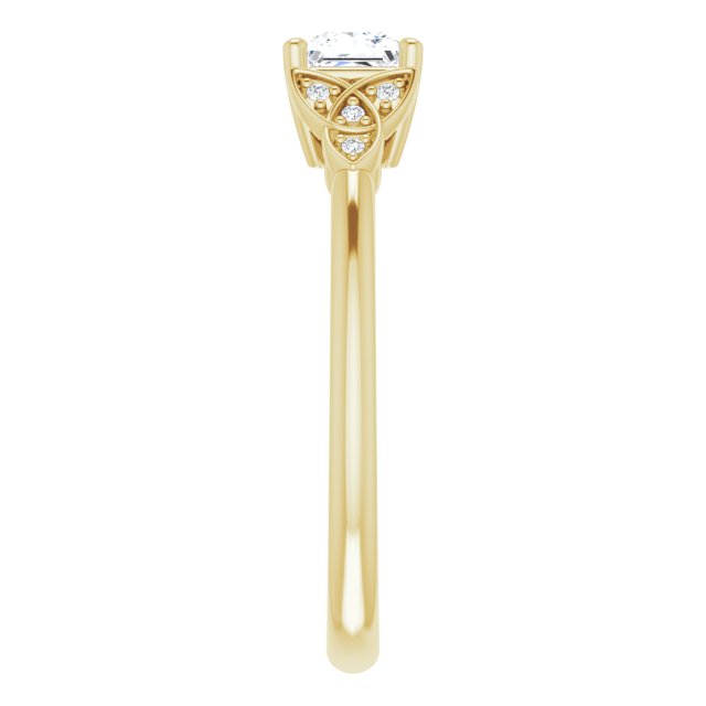 square-14K Yellow gold