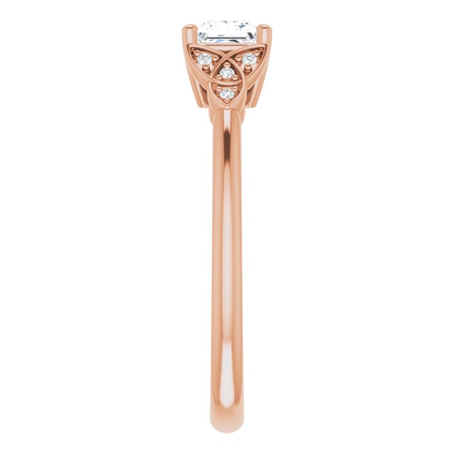 square-18K Rose gold
