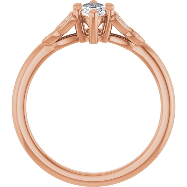 marquise-14K Rose gold