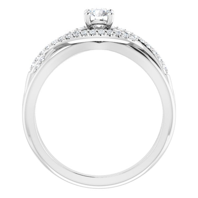 round-10K White gold