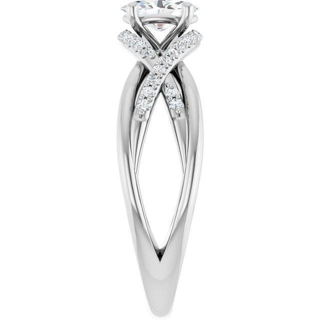 oval-10K White gold