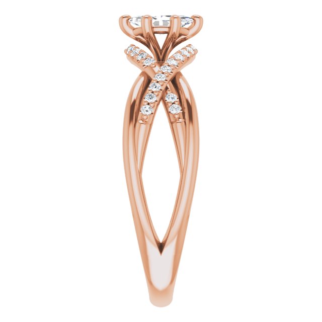 marquise-18K Rose gold