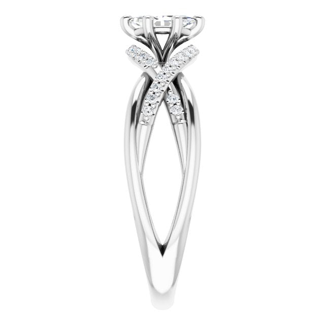 marquise-14K White gold
