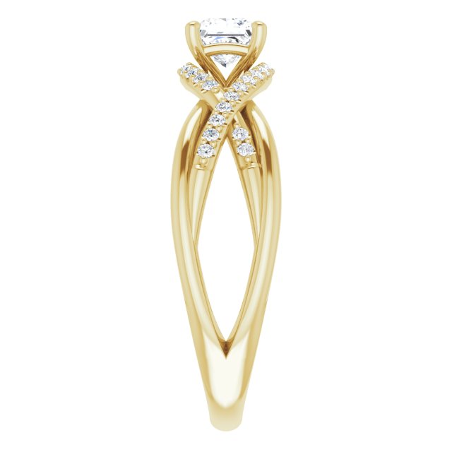 square-10K Yellow gold
