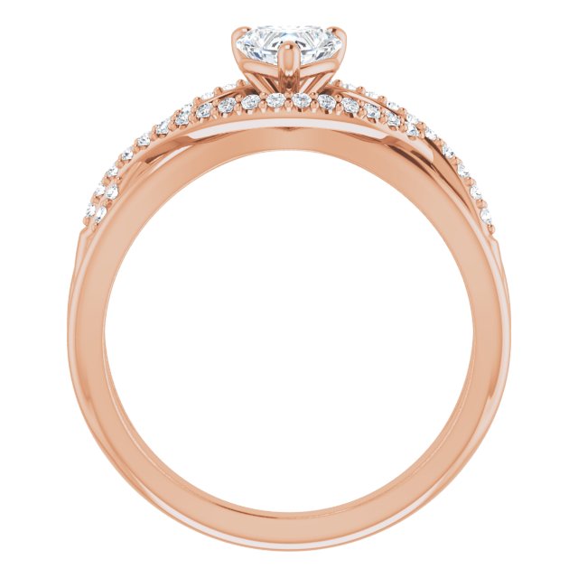 heart-14K Rose gold