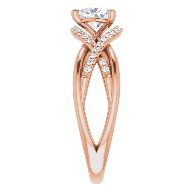 heart-14K Rose gold