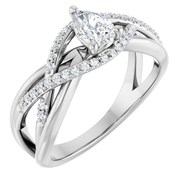 pear-14K White gold