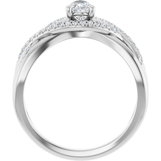 pear-14K White gold
