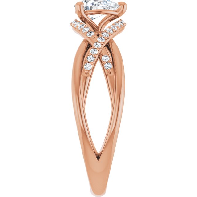 pear-14K Rose gold