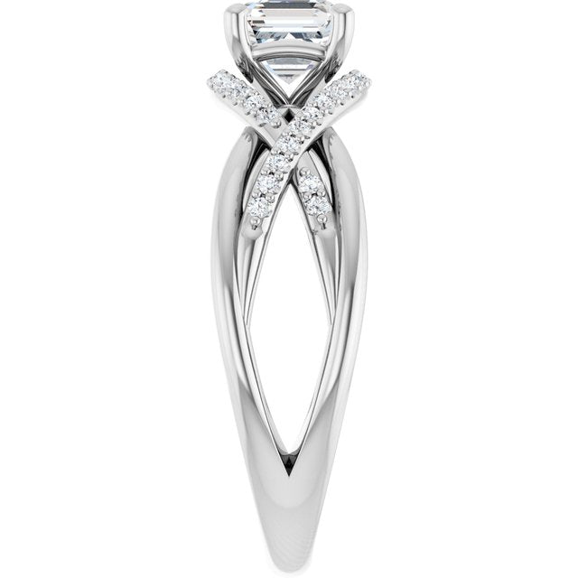 asscher-10K White gold