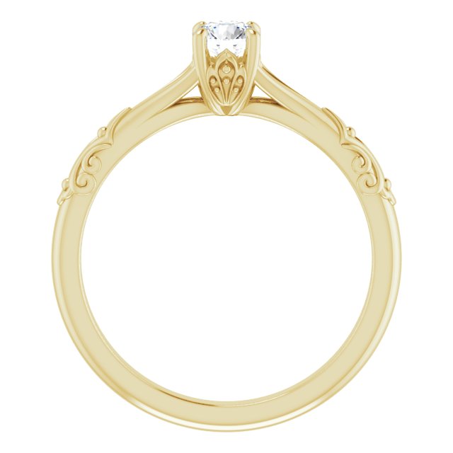 round-10K Yellow gold