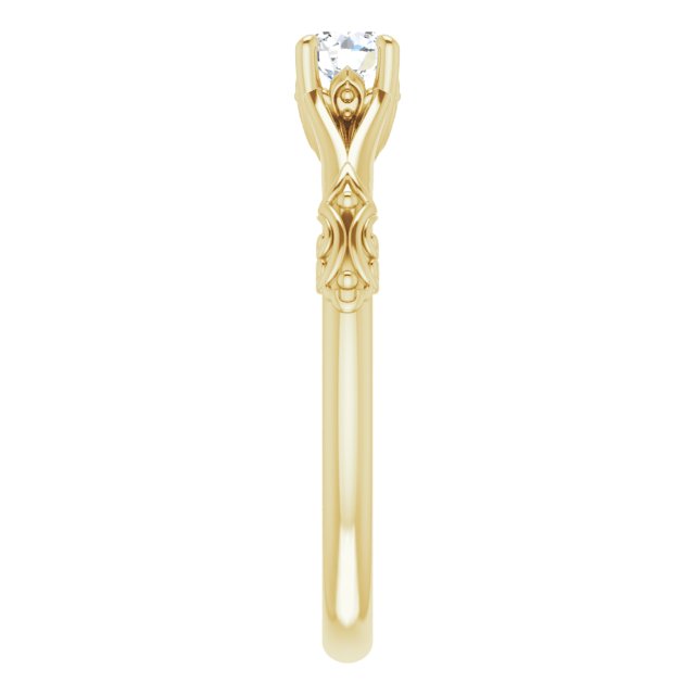round-10K Yellow gold