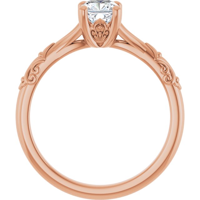 cushion-18K Rose gold