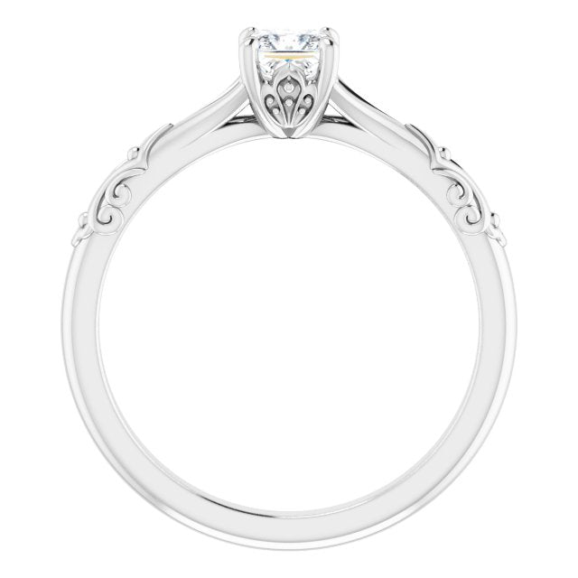 square-10K White gold