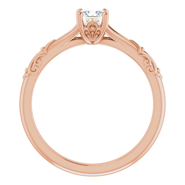 square-18K Rose gold