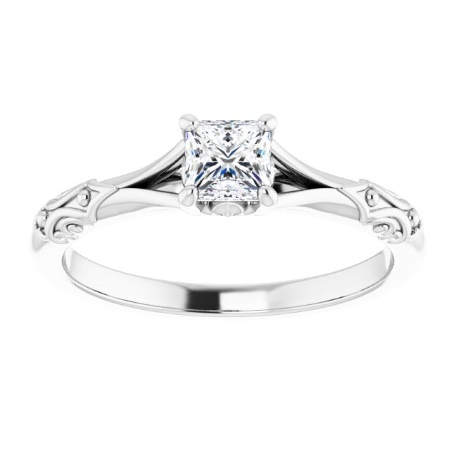 square-10K White gold
