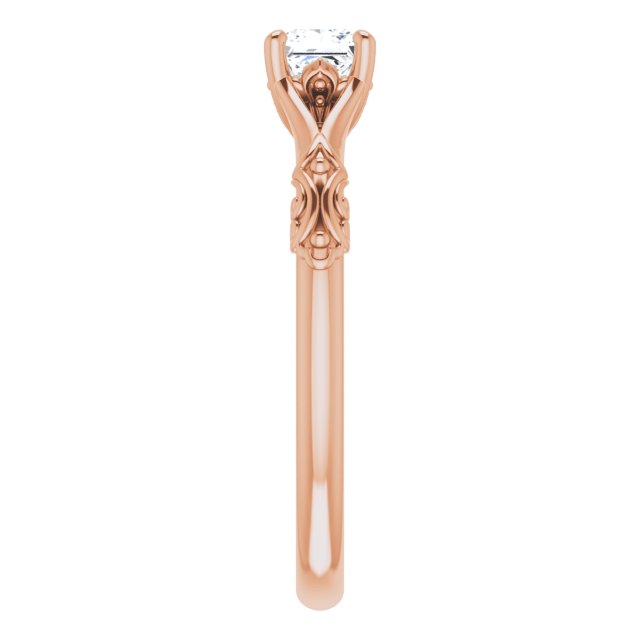square-14K Rose gold
