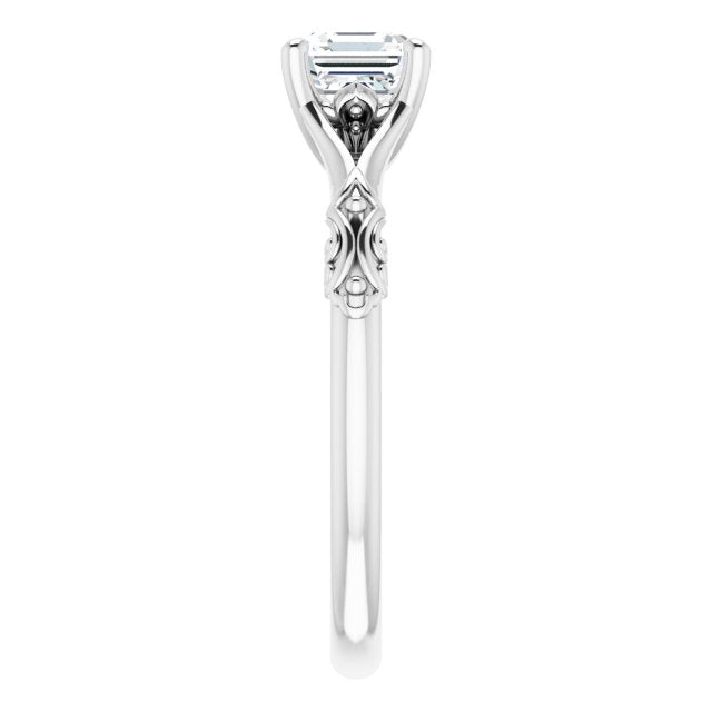 asscher-14K White gold