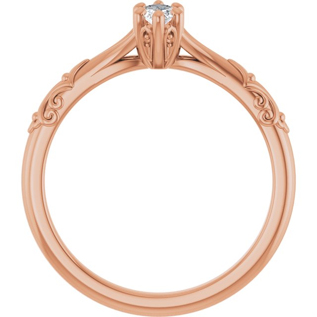 marquise-14K Rose gold