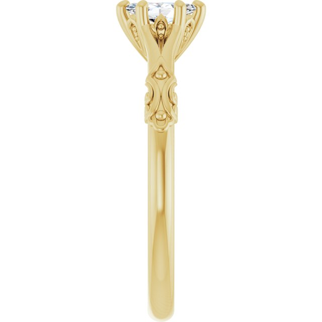 marquise-14K Yellow gold