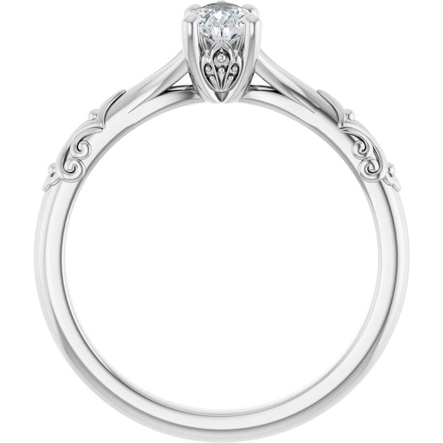 pear-14K White gold