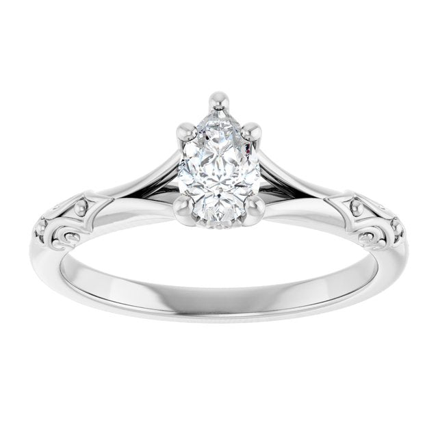 pear-14K White gold
