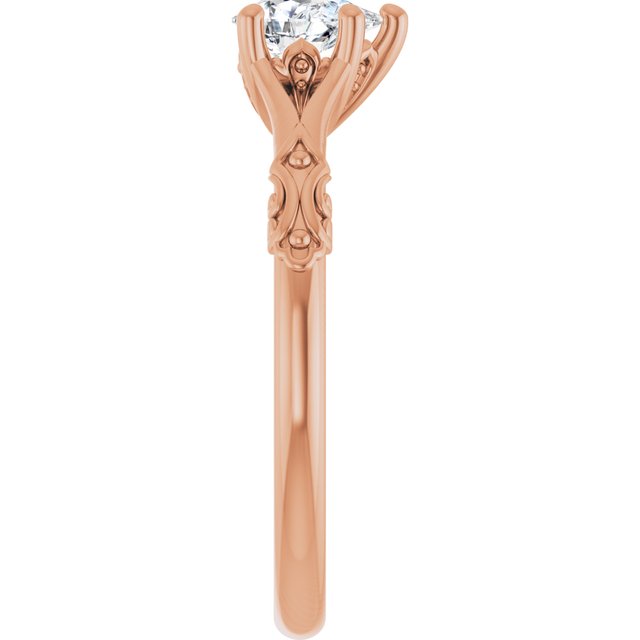 pear-18K Rose gold