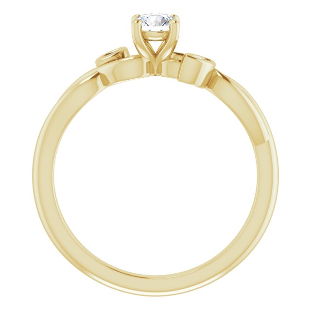round-10K Yellow gold