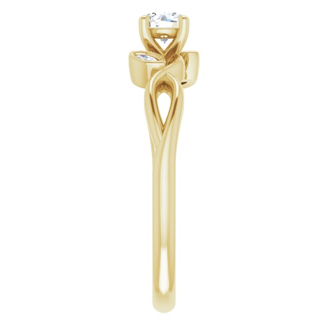 round-10K Yellow gold