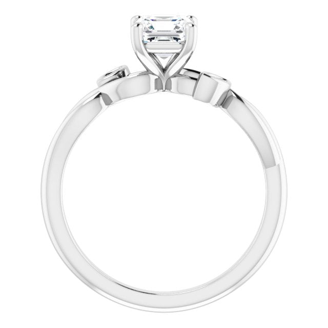 asscher-10K White gold