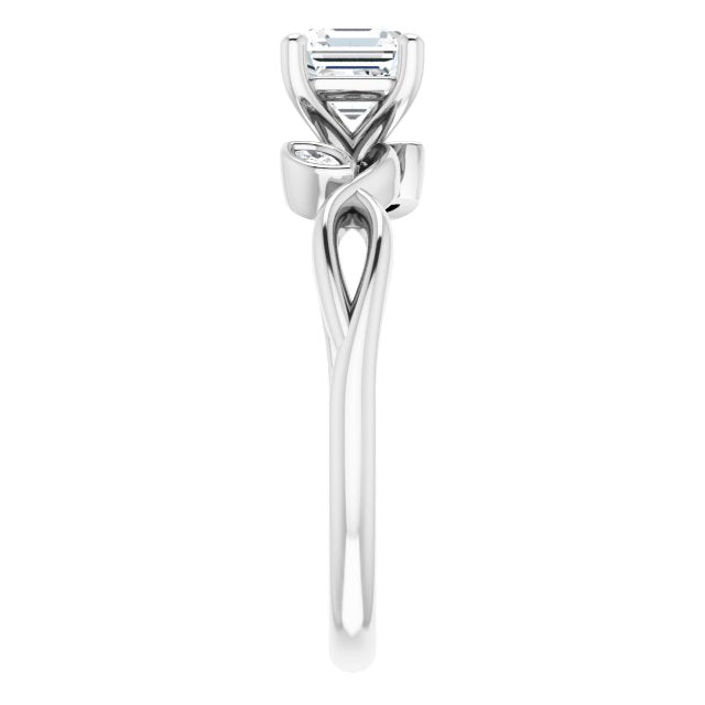 asscher-10K White gold