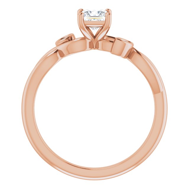 square-10K Rose gold