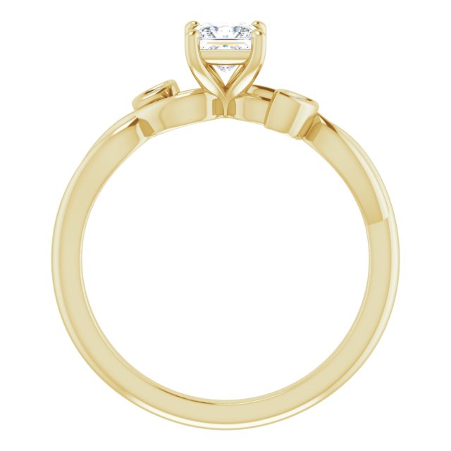 square-10K Yellow gold