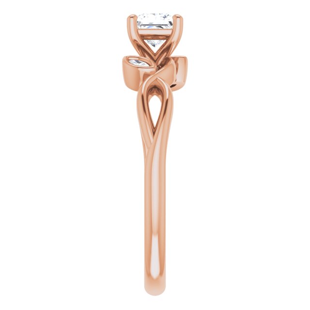 square-14K Rose gold
