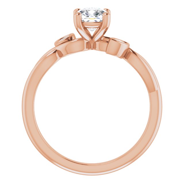 cushion-14K Rose gold