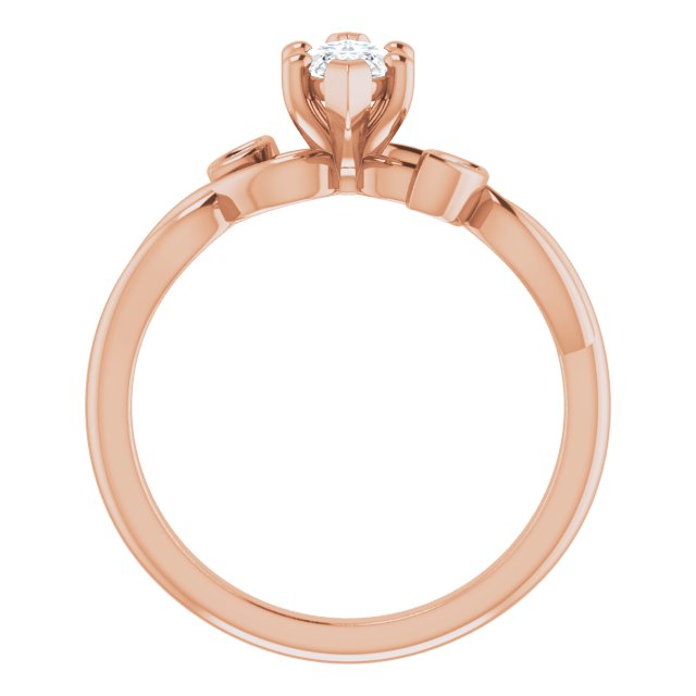 marquise-14K Rose gold