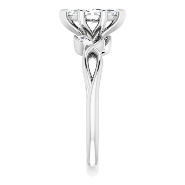 marquise-14K White gold