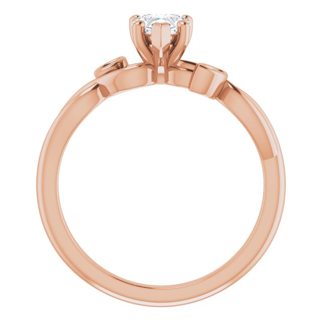 heart-14K Rose gold