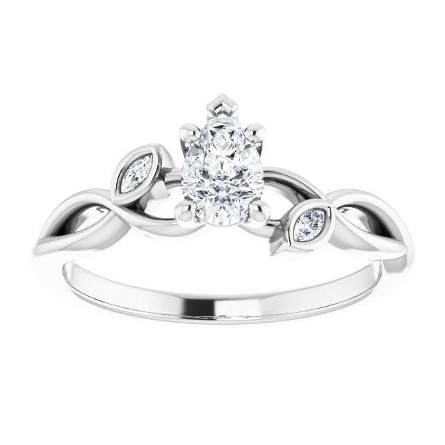 pear-10K White gold