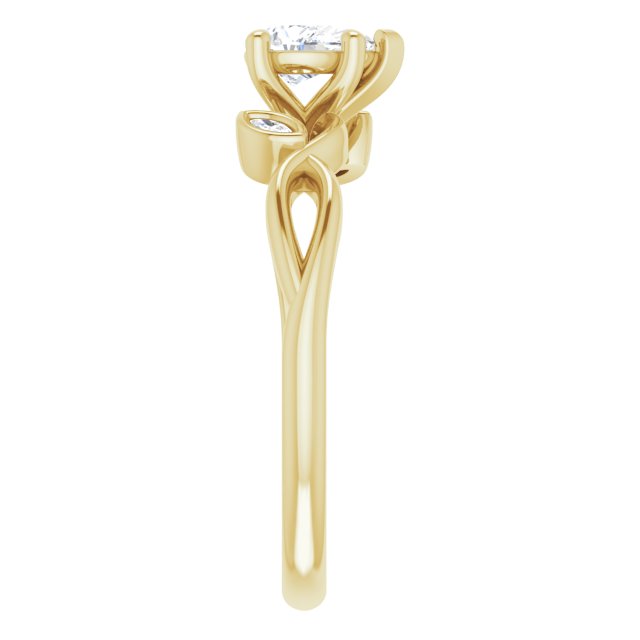 pear-10K Yellow gold