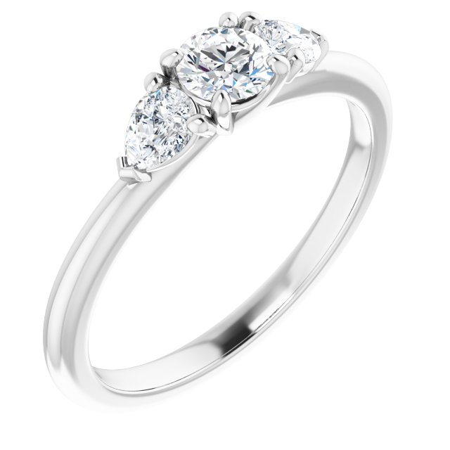 round-10K White gold