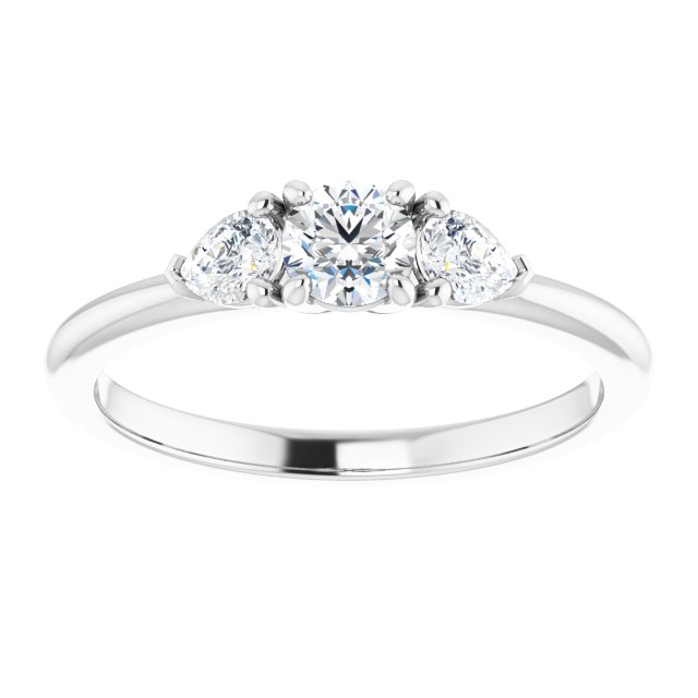 round-18K White gold