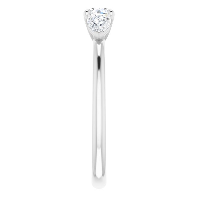 round-10K White gold