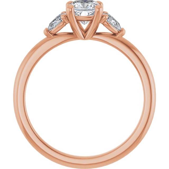 cushion-10K Rose gold